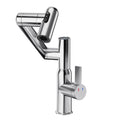 Chrome Bathroom Sink Faucet with Spray Function