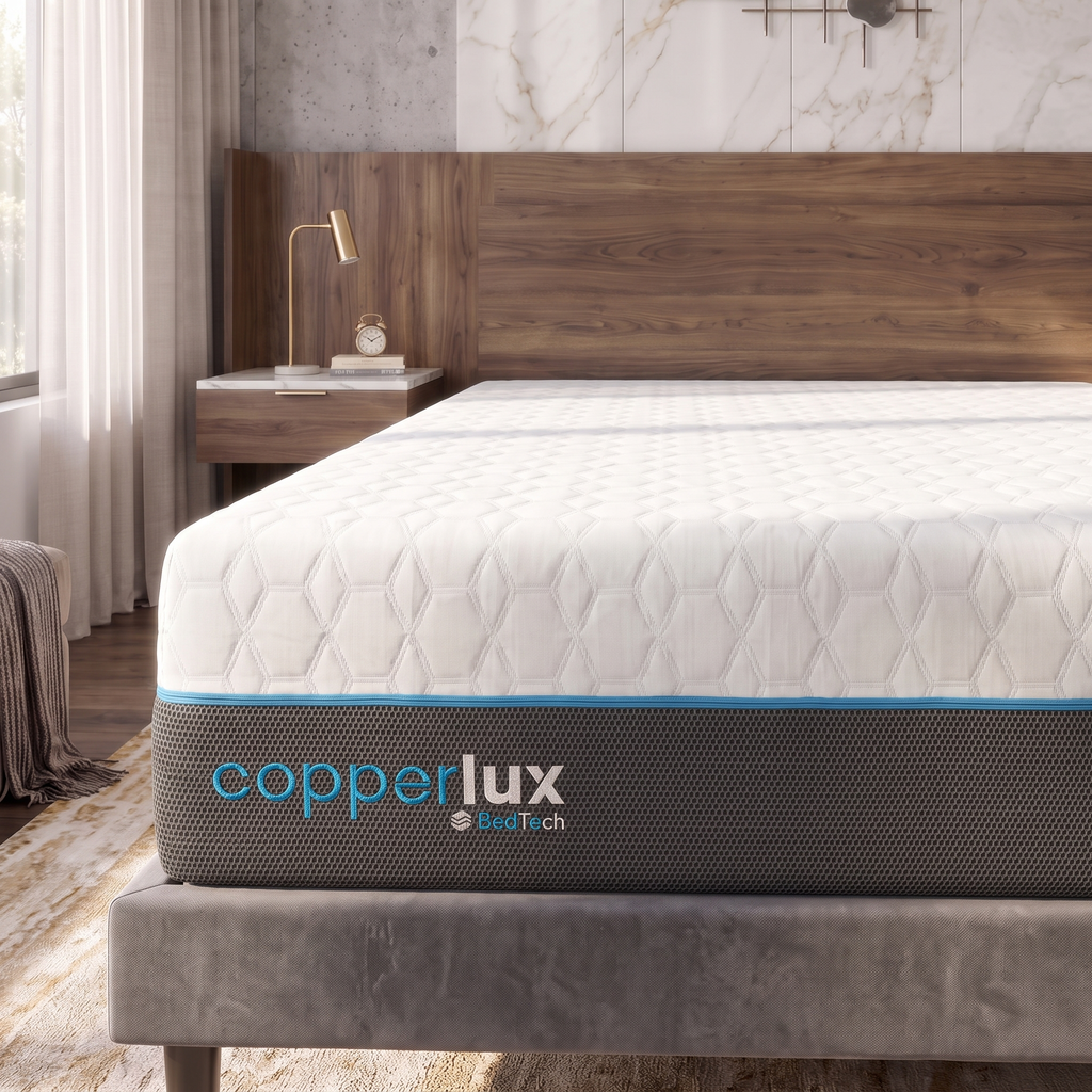 Copper Lux 12" King Soft Memory Foam Mattress