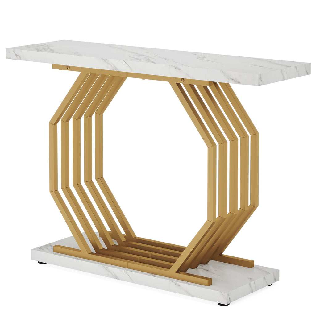 40-Inch Gold Console Table