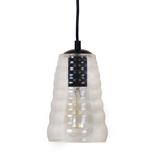 Torus Long Pendant with Clear Glass