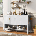 U Style 55.1" Storage Sideboard with 4 Doors