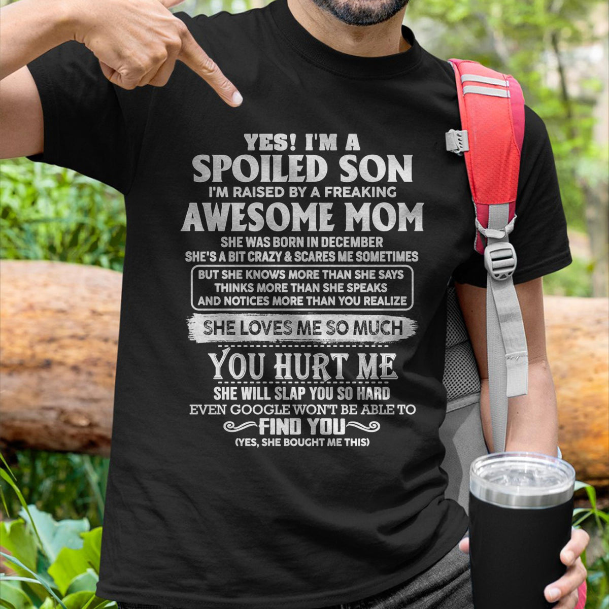December - Awesome Mom - Perfect Gift For Son From Mom - NGHL12 (SKU05-47-12)