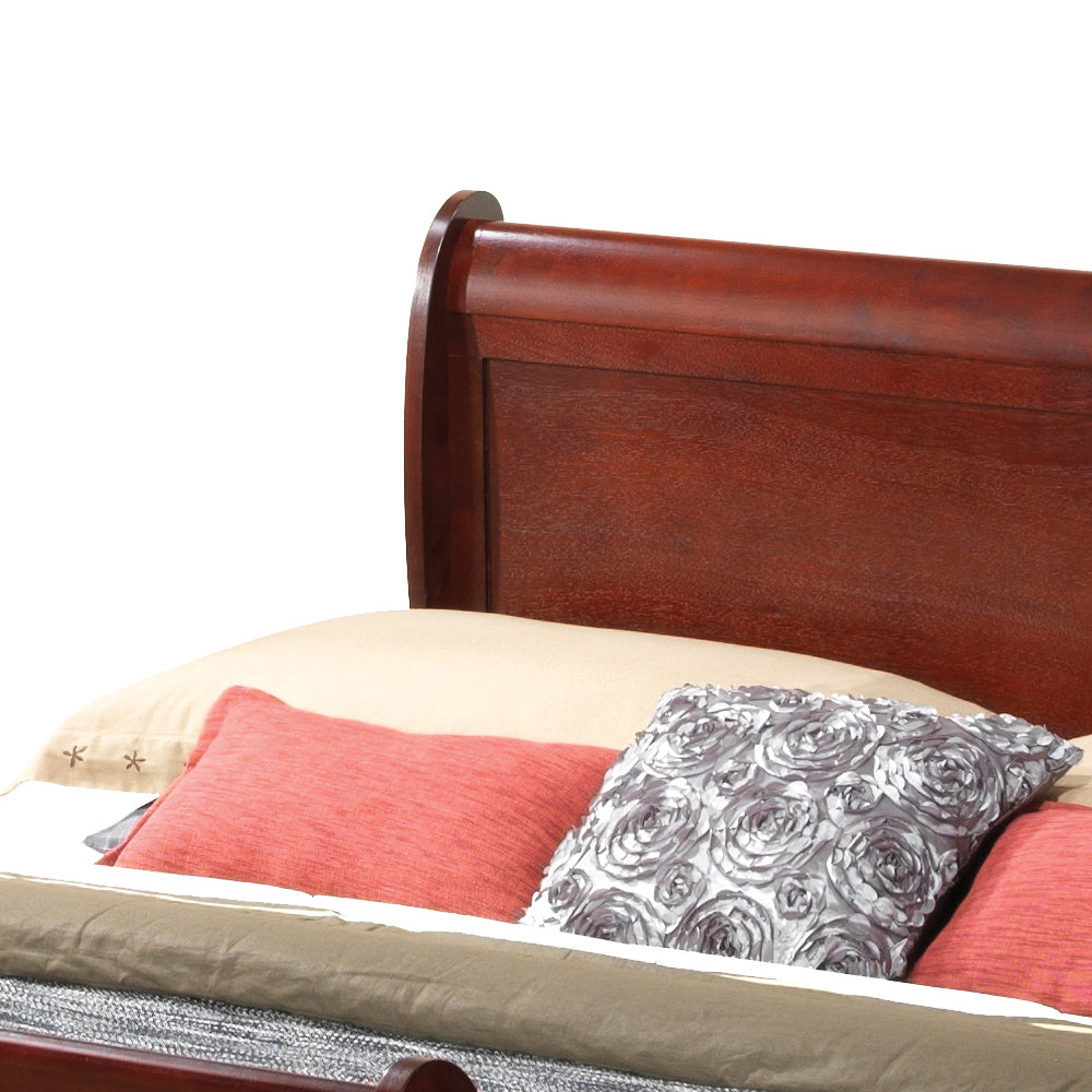 Charming Cherry Traditional Full Bed For Comfort