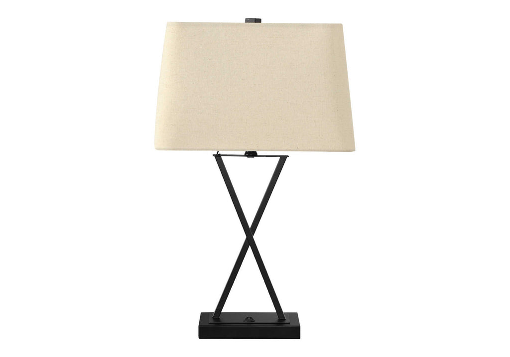 25"h Table Lamp with USB Port
