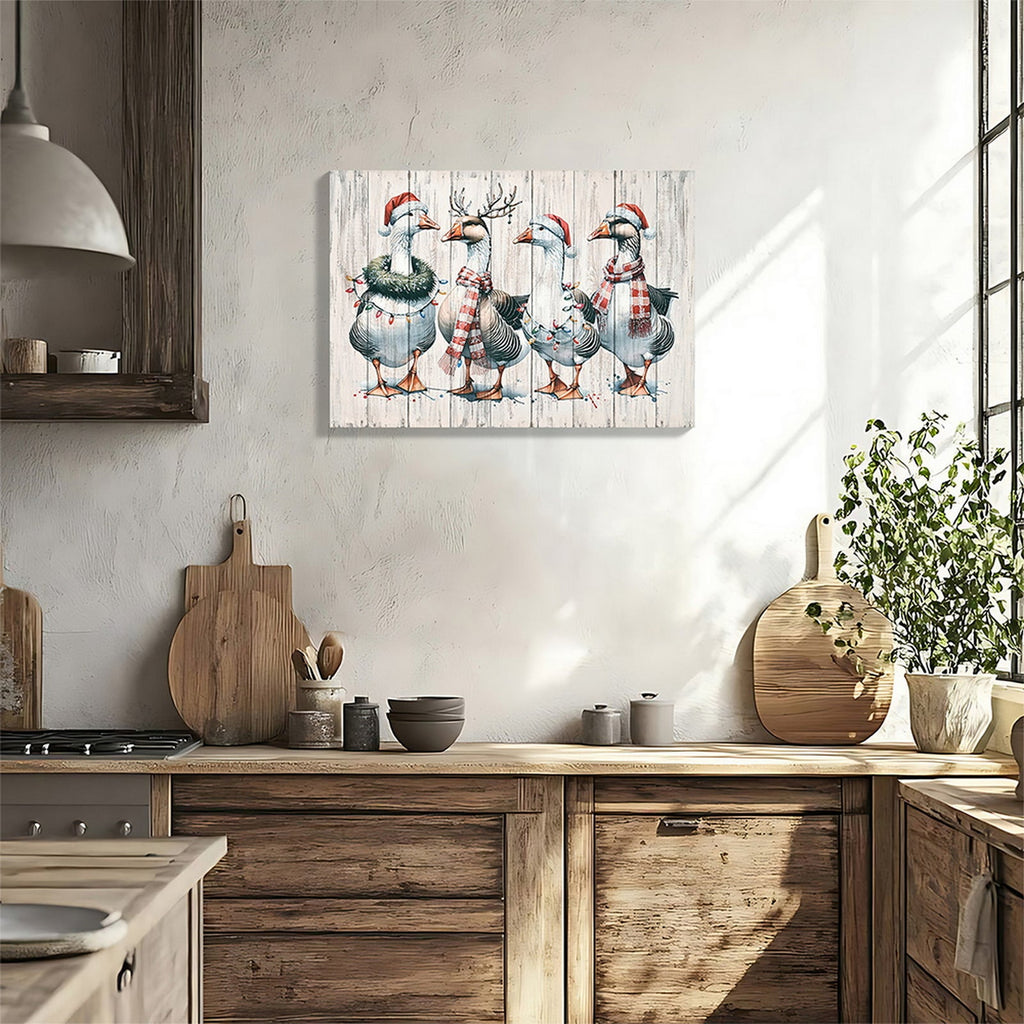 Framed Vintage Duck Wall Art Print