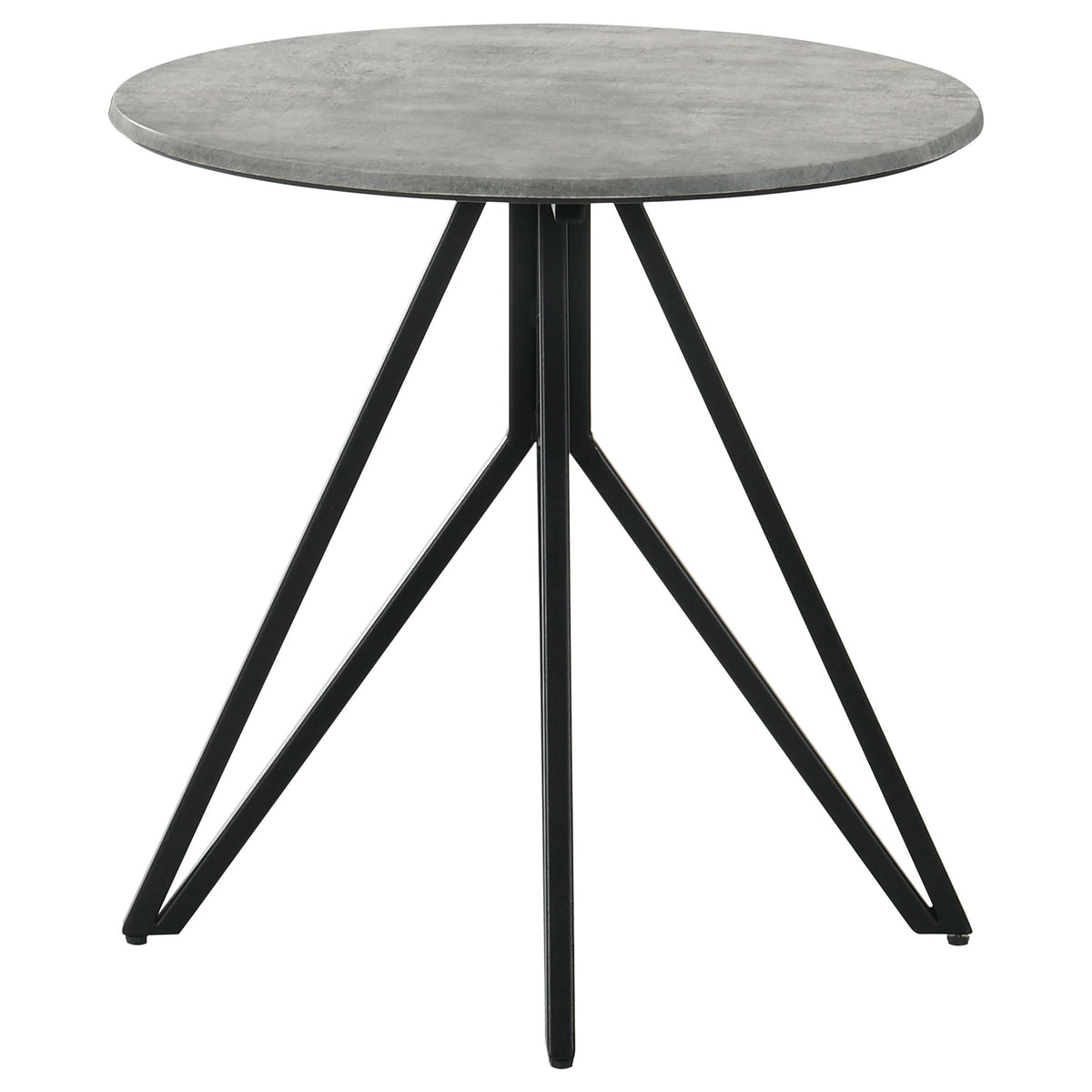 Garfield Cement 3-Piece Round Coffee and End Table Set