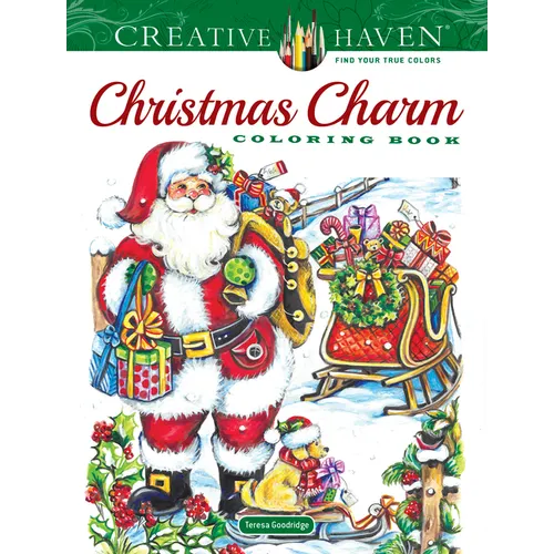 Creative Haven Christmas Charm Coloring Book - Paperback