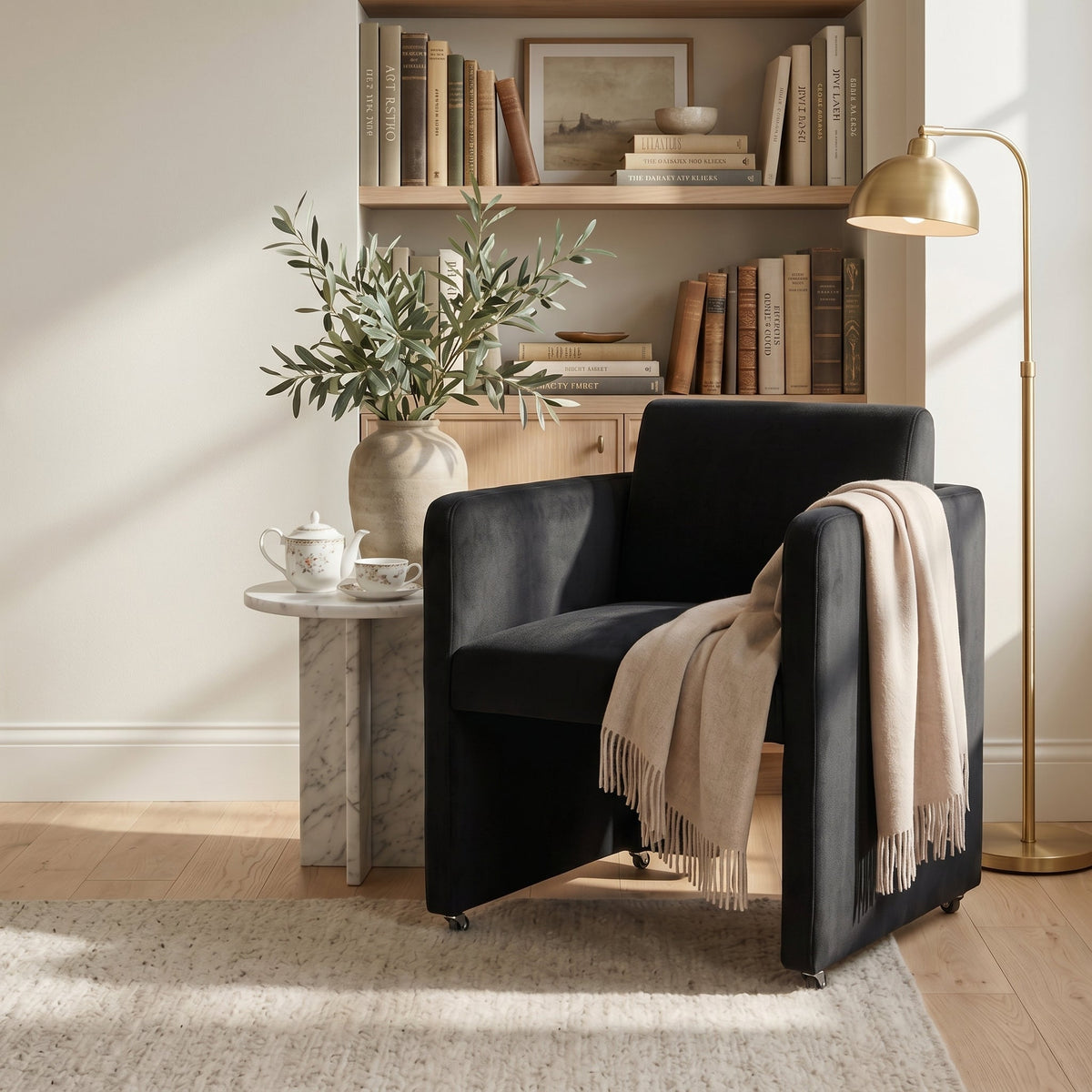 Modern Barrel Dining Chair