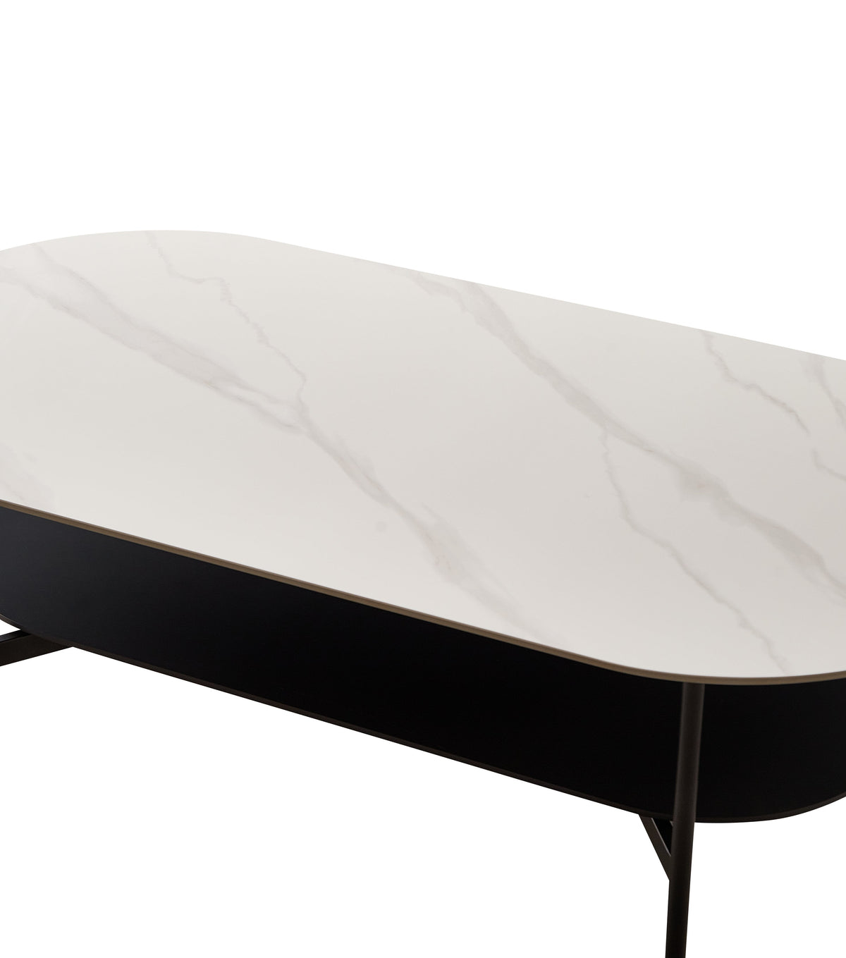 Ceramic MDF Double Layer Coffee Table