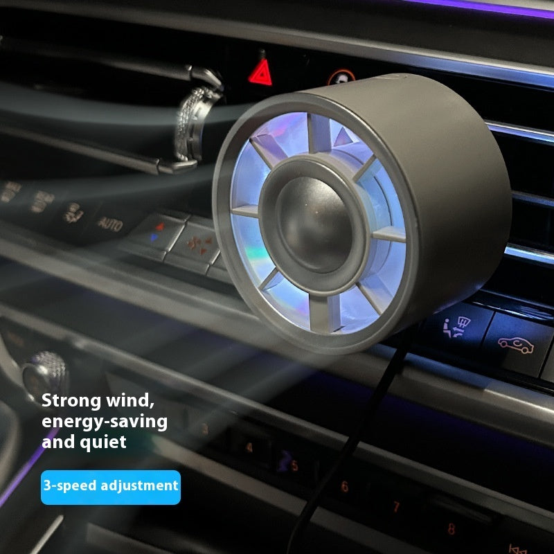 Car Little Fan Car Air Conditioner Colorful Truck Clip