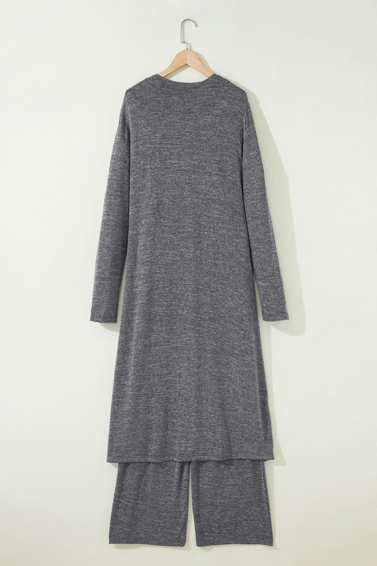 Duster Cardigan T-Shirt & Pants Lounge Set