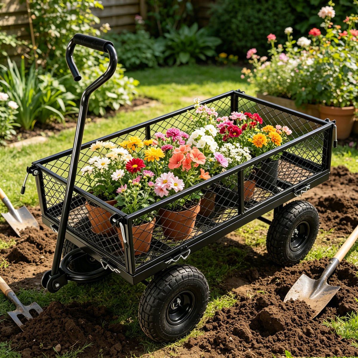 Wagon Cart Garden Carts