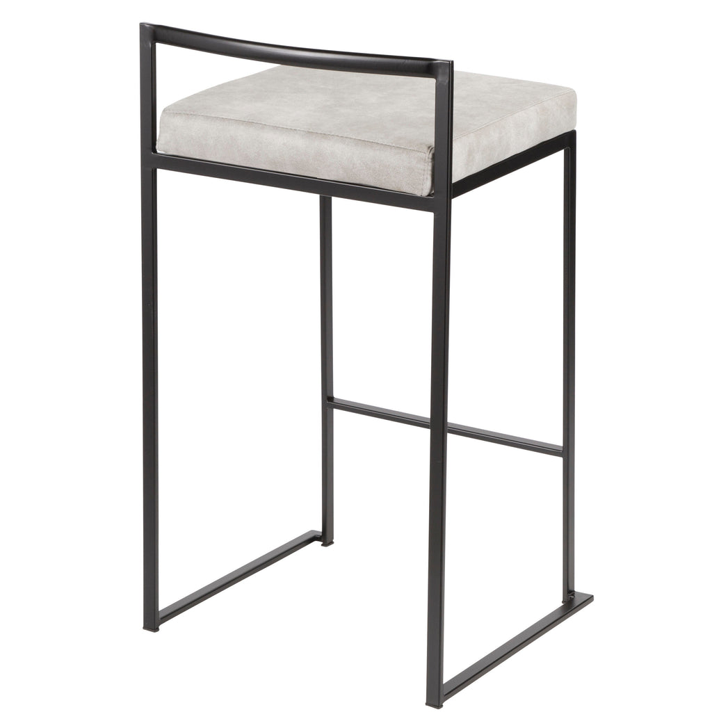 26" Contemporary Stackable Counter Stool Set