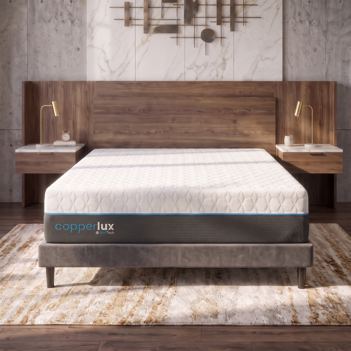 Copper Lux 12" Full Soft Memory Foam Mattress