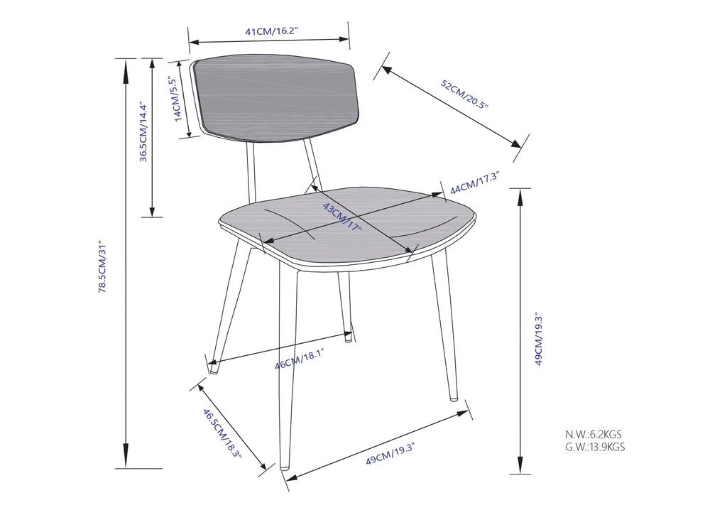 Mavis Dining Chair (Set of 2)