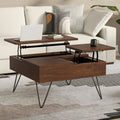 Hunter 32 Inch Wide Solid Wood Lift Top Square Coffee Table
