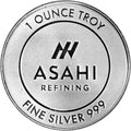 1 oz Silver Round - Asahi Refining .999 Fine