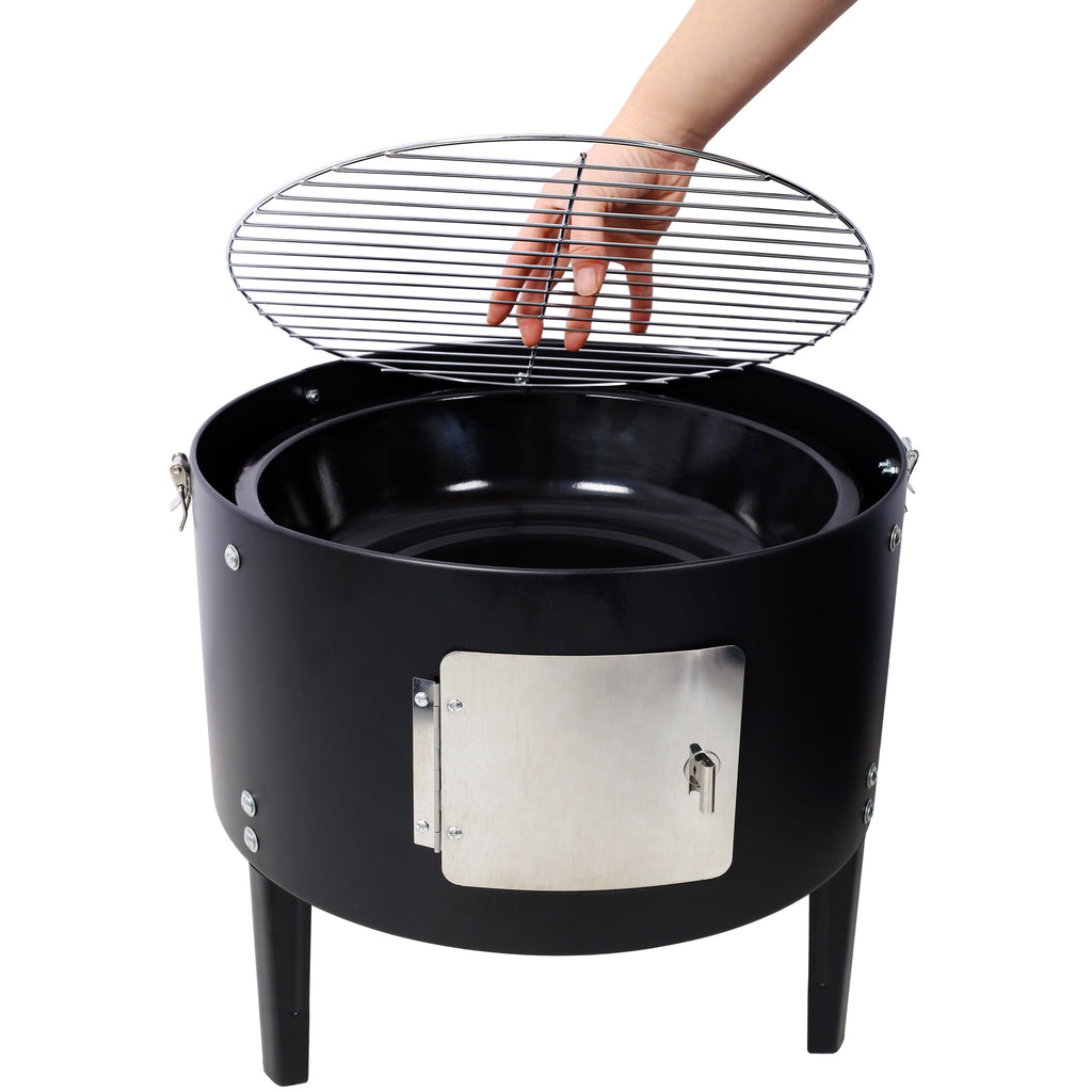 17 Inch Steel BBQ Grill