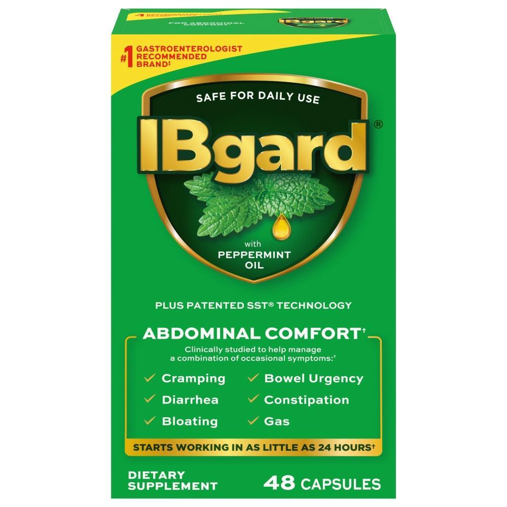 IBgard Gut Health Supplement, Peppermint Oil Capsules For Abdominal Comfort, 144