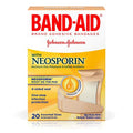 BAND-AID® Infection Defense™ with Neosporin® Antibiotic Adhesive Bandage, Assorted Sizes, 20-Pack