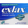 Ex-Lax Maximum Strength Stimulant Laxative 48 Pills For Gentle Overnight Relief Of Constipation