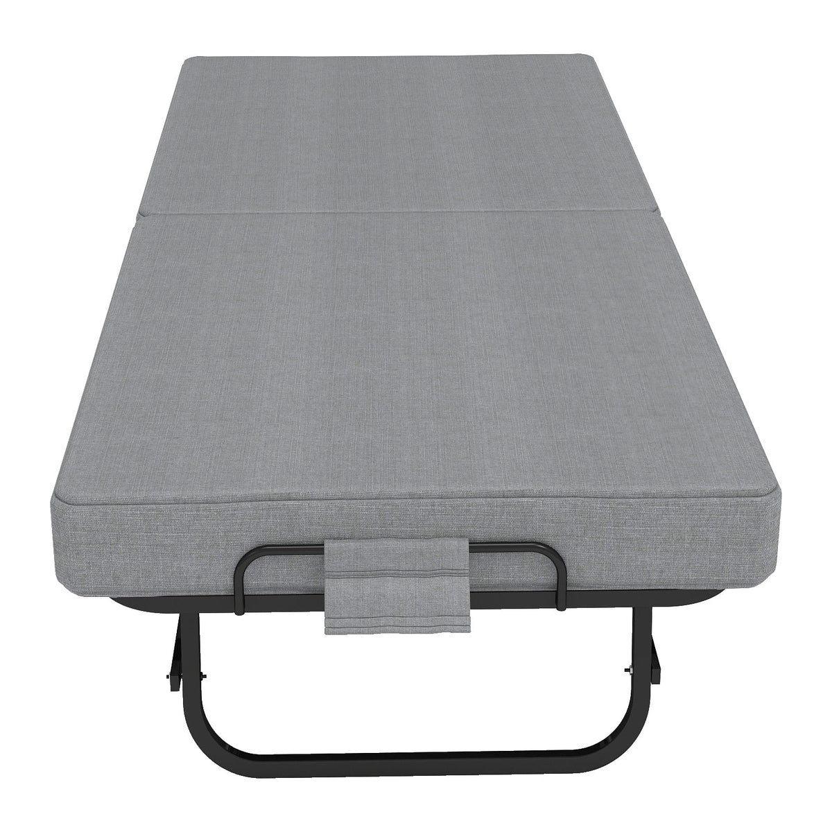 75" Folding Bed with Memory Foam Mattress