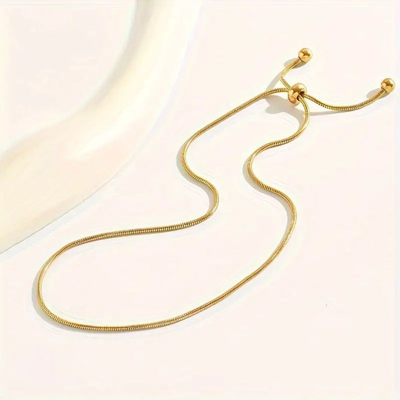 Adjustable Ball Bead Ankle Bracelet For Women