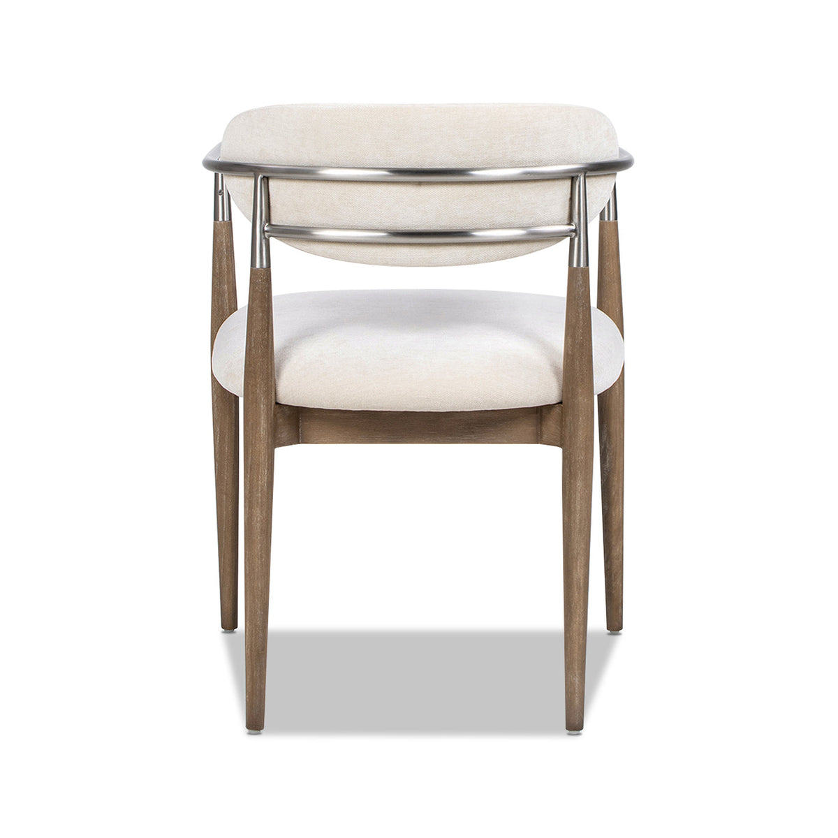 Artemis Mixed Material Upholstered Dining Arm Chair