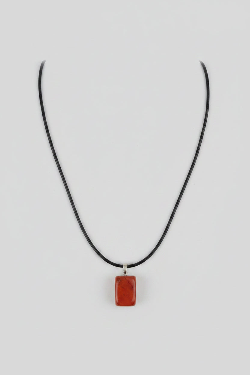 Jasper Pendant Necklace