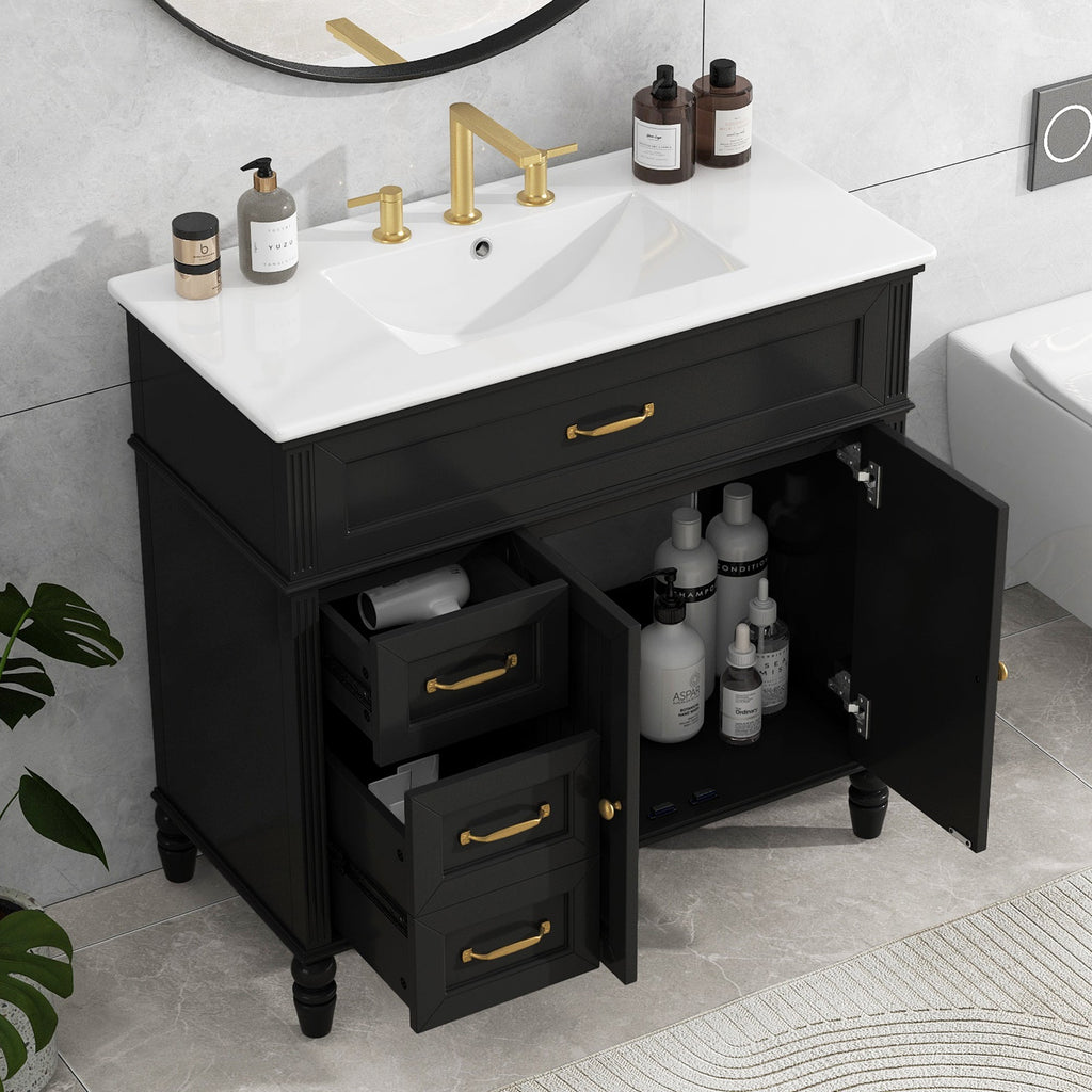 36" Bathroom Vanity with Sink