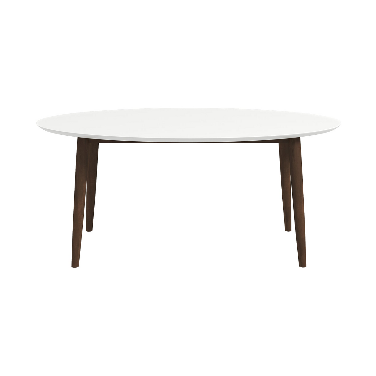 Ada Mid Century Modern Solid Wood Dining Table