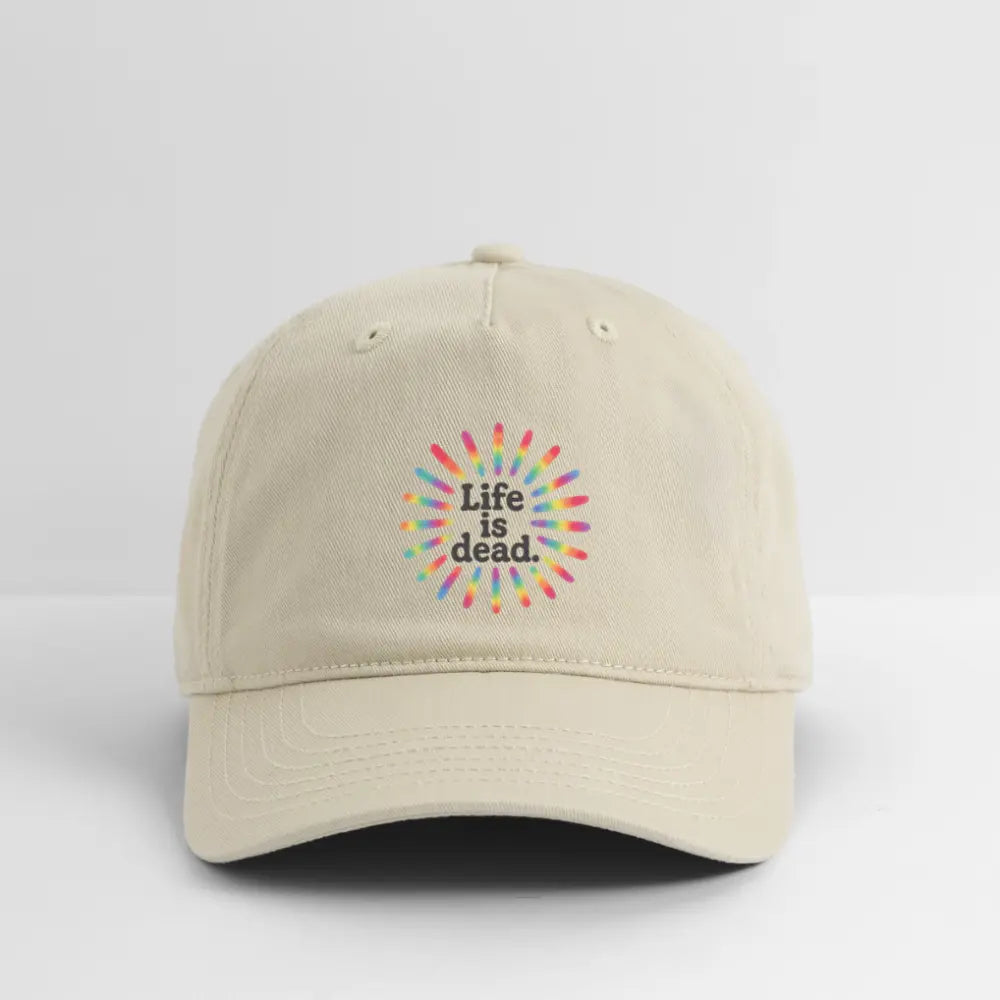 Life is DeadTieDye Sunburst Dad Hat
