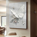 White Butterfly Wall Art