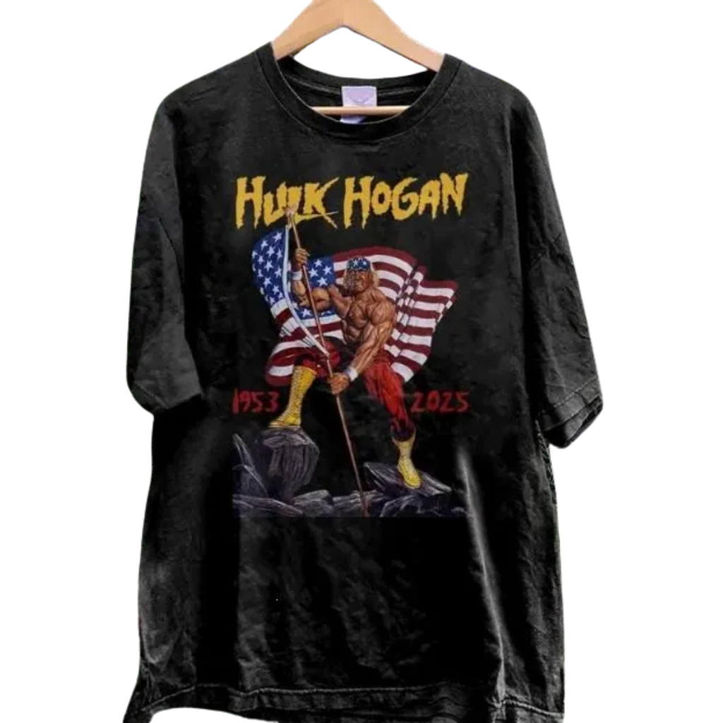 Hulk Hogan Legend Memorial Vintage Shirt – Classic Tribute Graphic Tee for Wrestling Fans