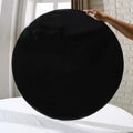 Black Tempered Glass Table Top - 39.3 Inch Round