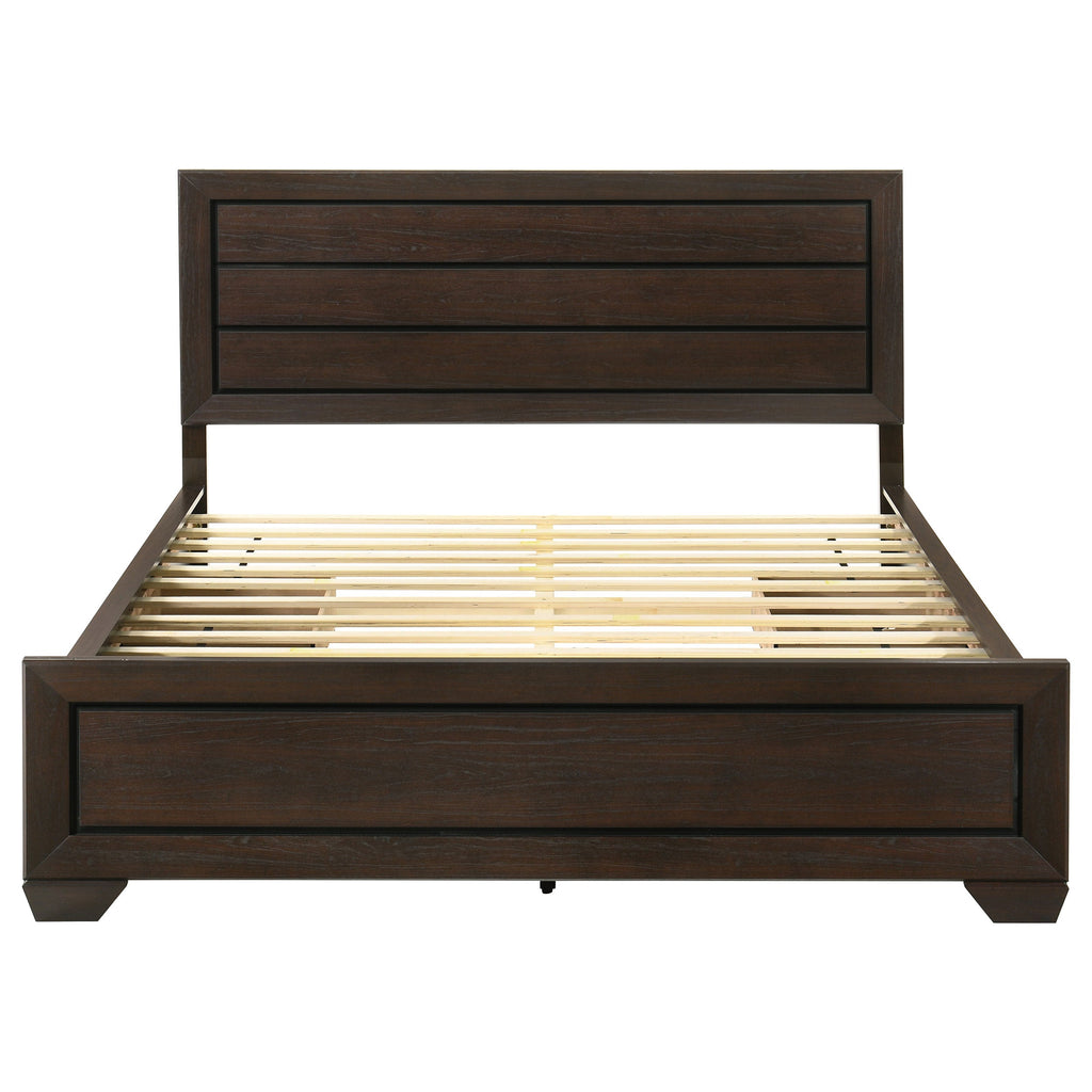 Holmgren Dark Cocoa California King Storage Panel Bed