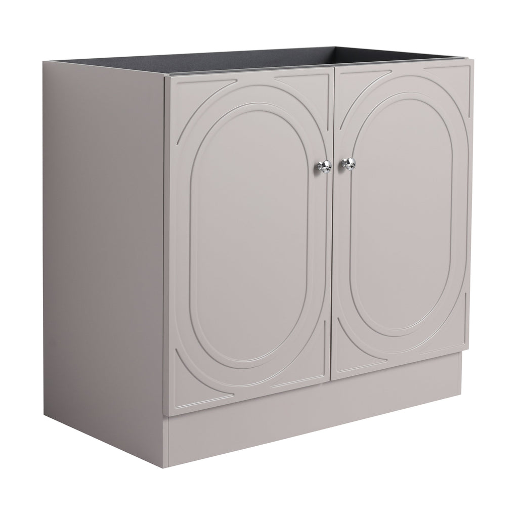 36" Freestanding Bathroom Vanity & 2 Soft-Close Cabinet Doors