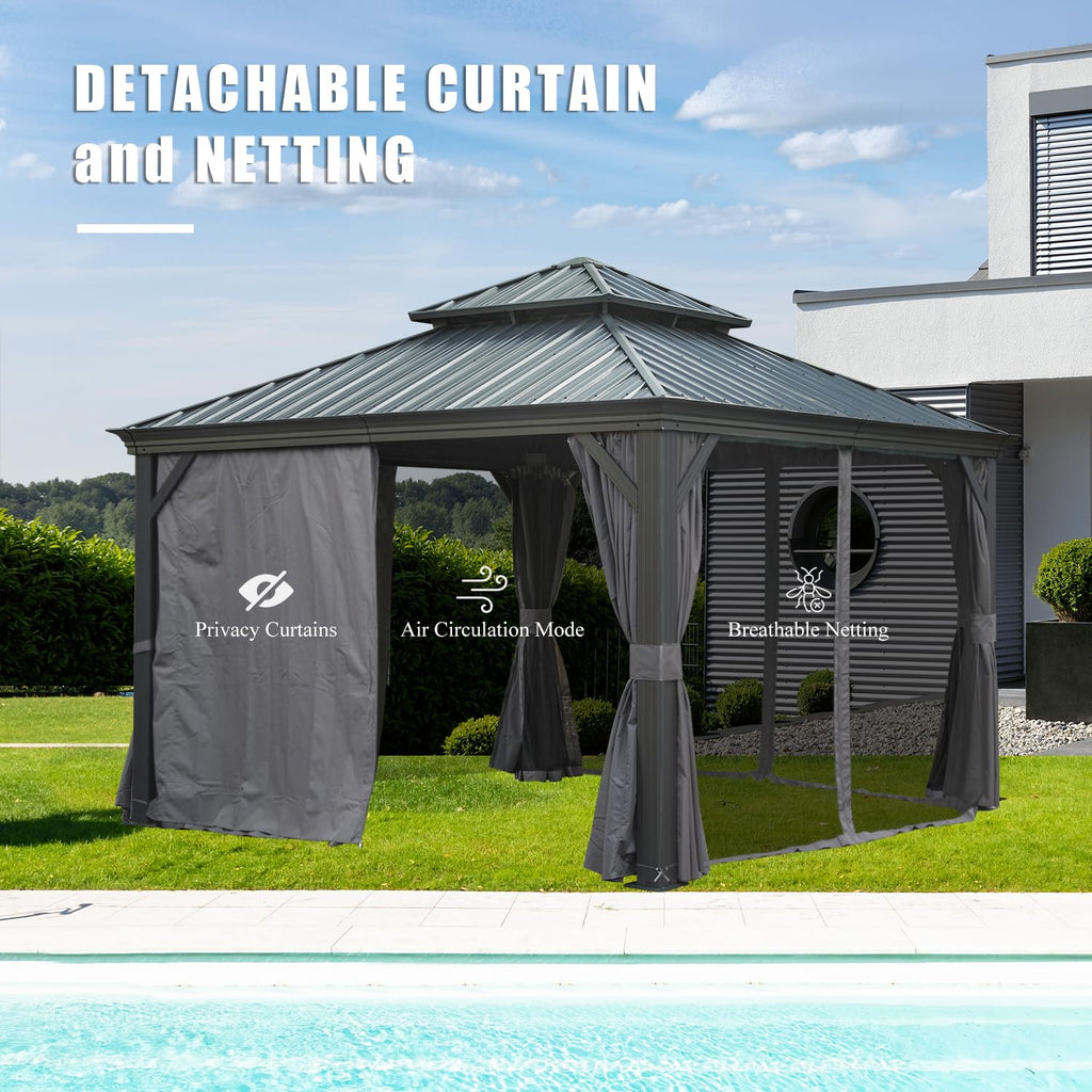 12'x12' Hardtop Gazebo Canopy