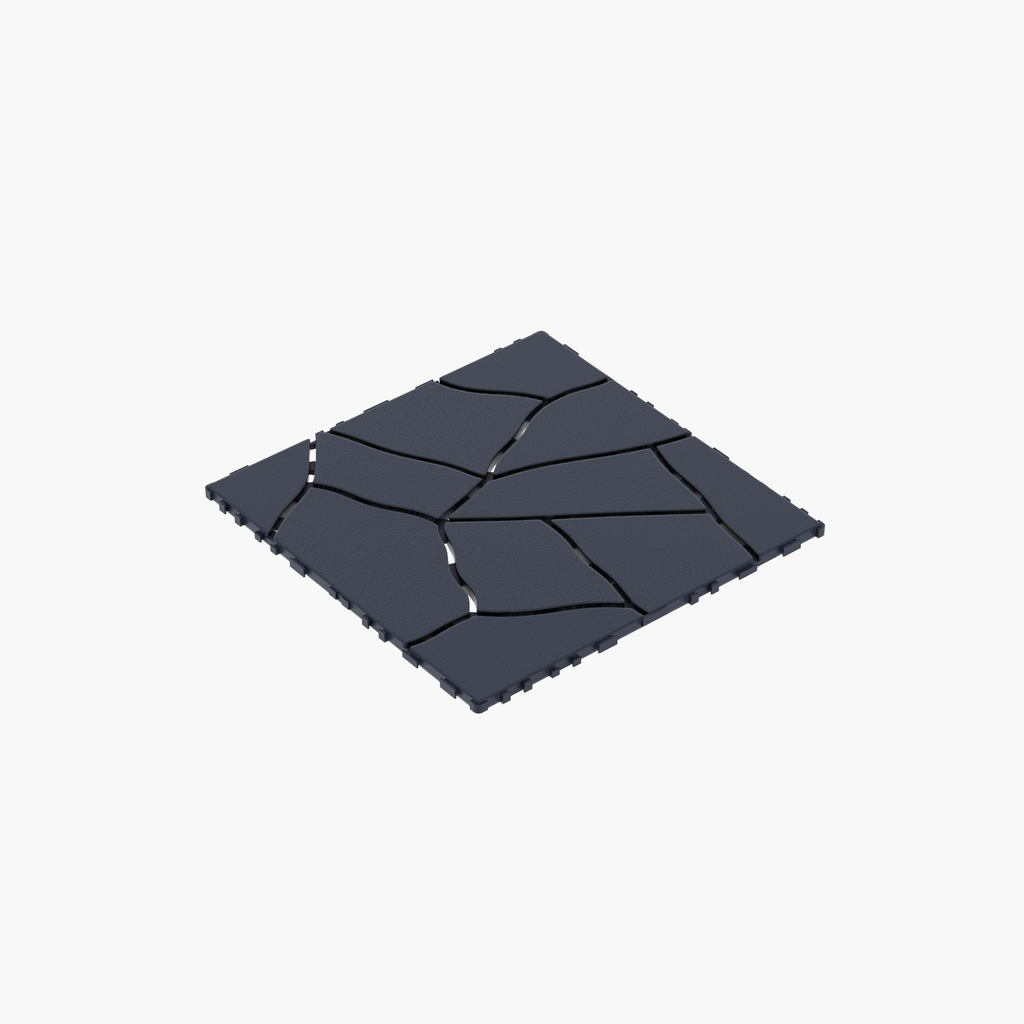 Stone Style 12" Patio Deck Tiles
