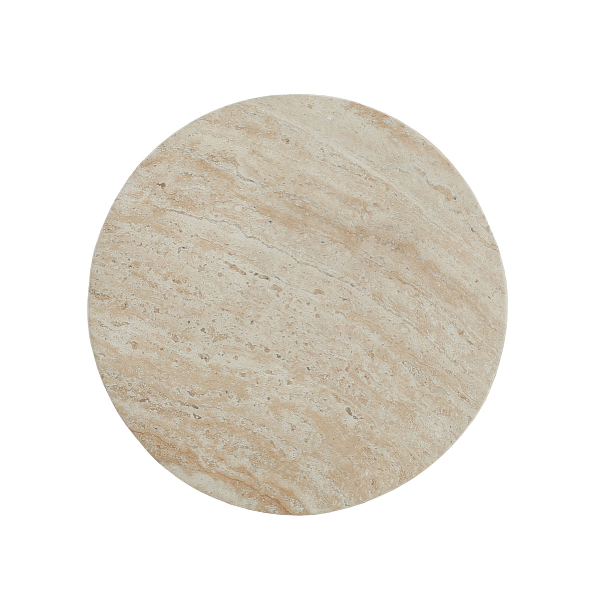 Outdoor Travertine Concrete Side Table