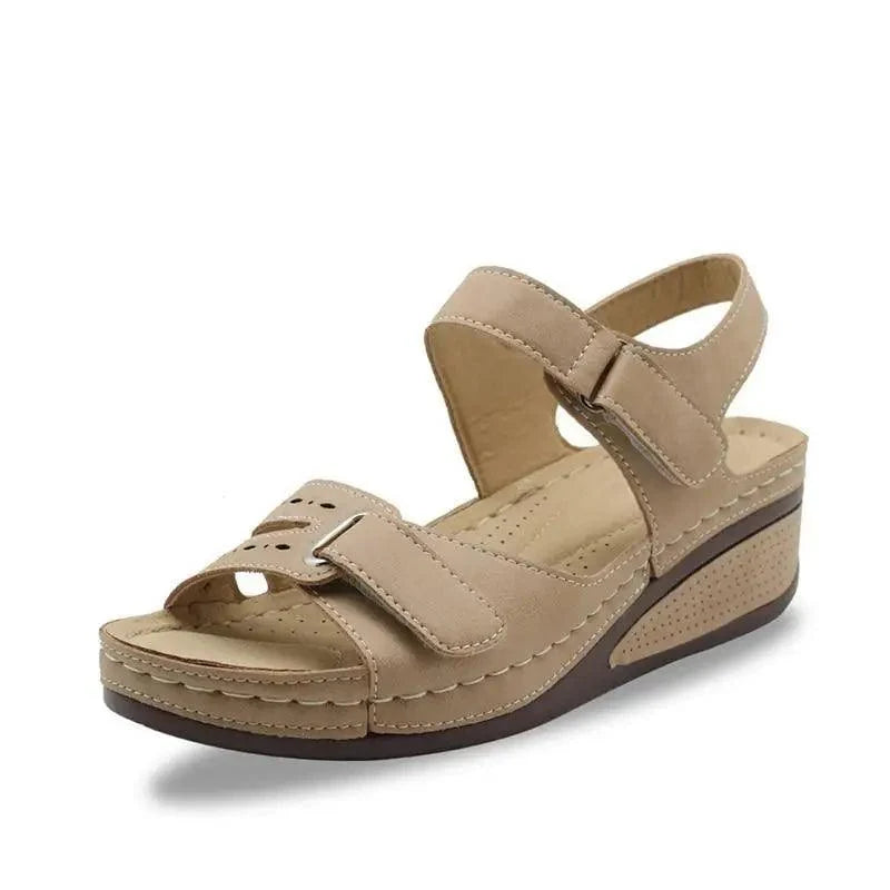 2021 Summer Classic Women's Sandals Elegant Buckle Strap Design Comfortable Women Shoes