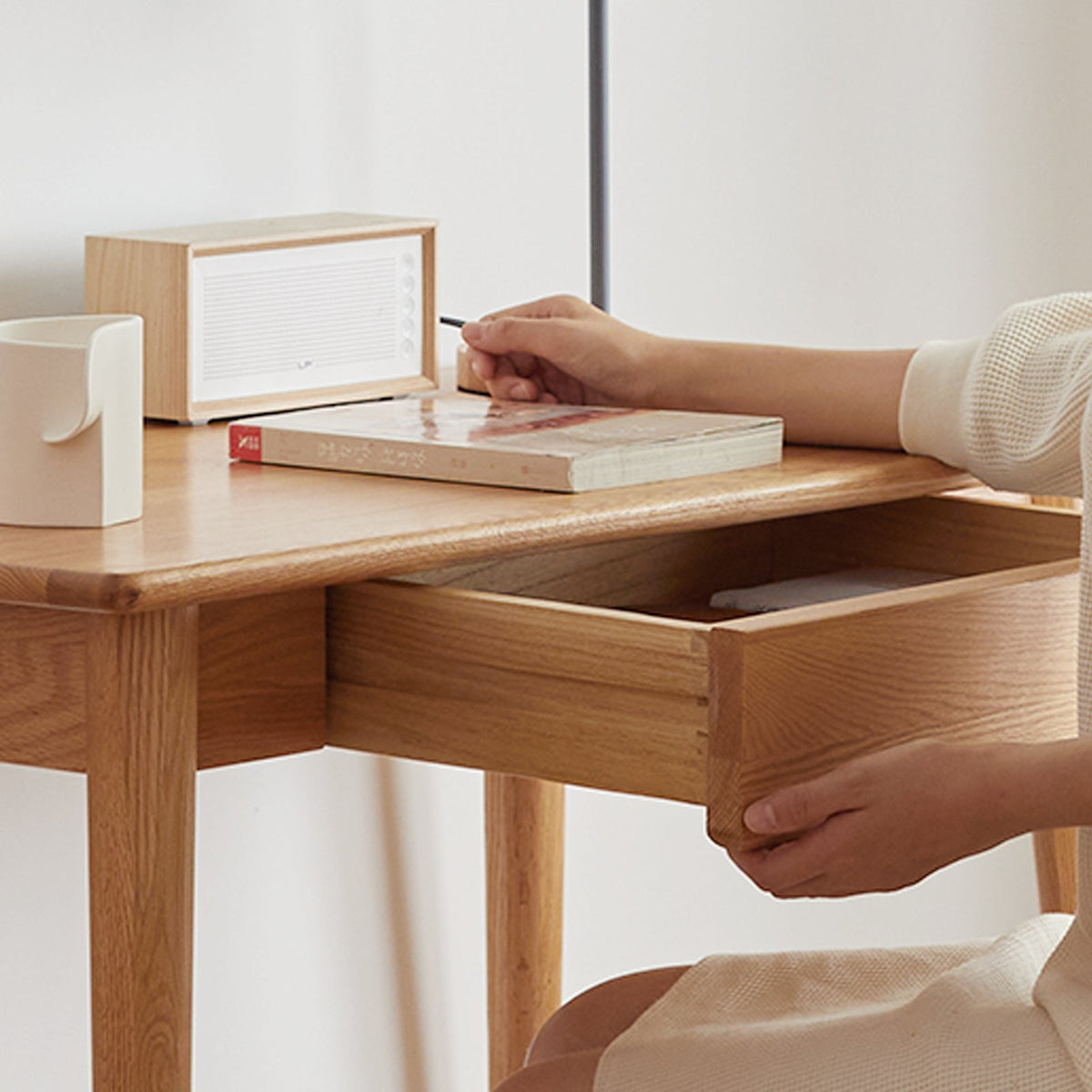 100% Solid Wood Desk