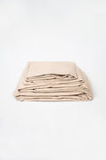 Omne Sleep 4-Piece Khaki Brushed Microfiber Twin Sheet Set