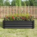 Metal Raised Garden Bed, Rectangle Raised Planter