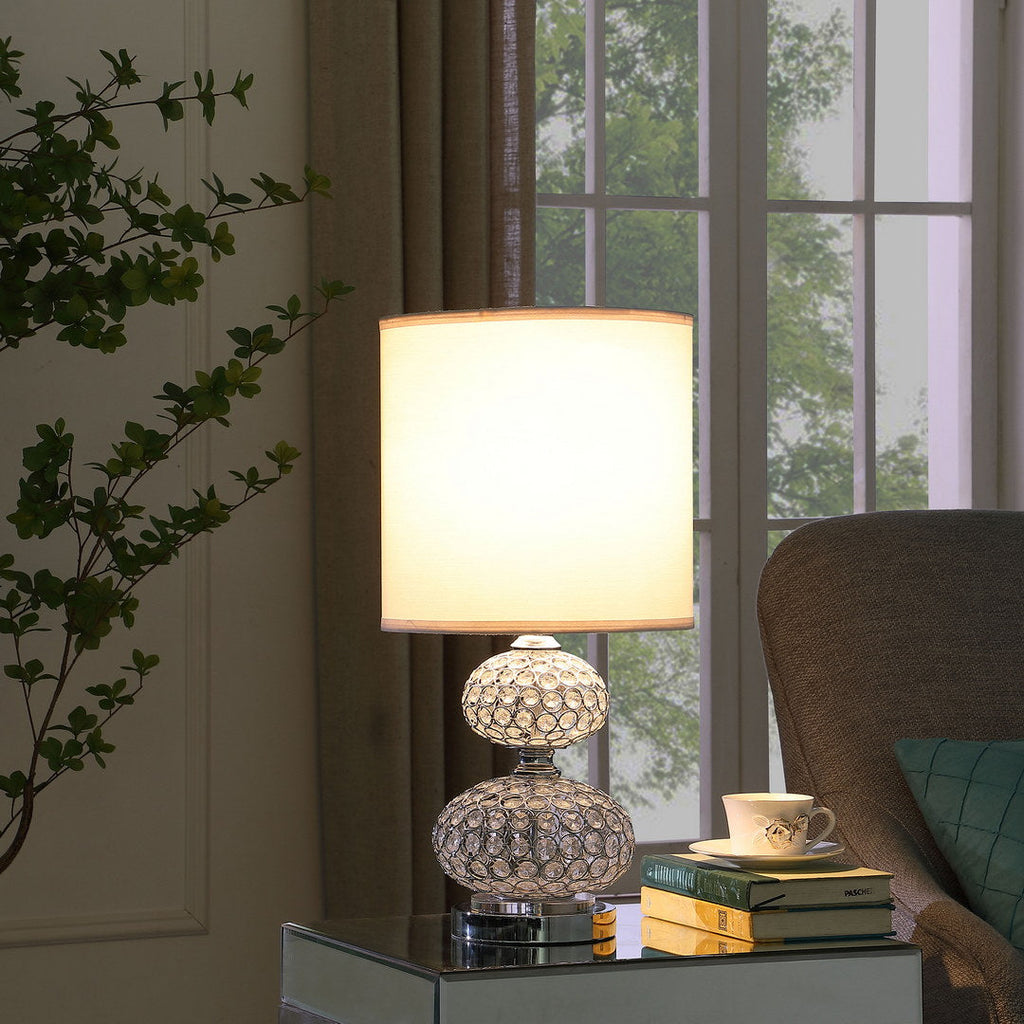 24" Mod Crystal Inspired Retro Table Lamp