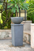 44.5" Polyresin Water Fountain