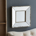 12" x 12" Distressed Bathroom Mirror