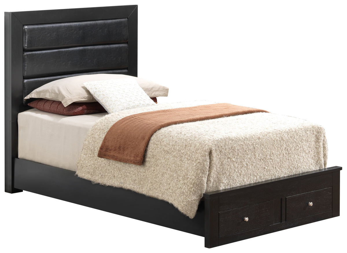 Elegant Twin Storage Bed With Versatile Appeal