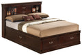 Louis Phillipe G3125B-FSB Full Storage Bed - Cappuccino