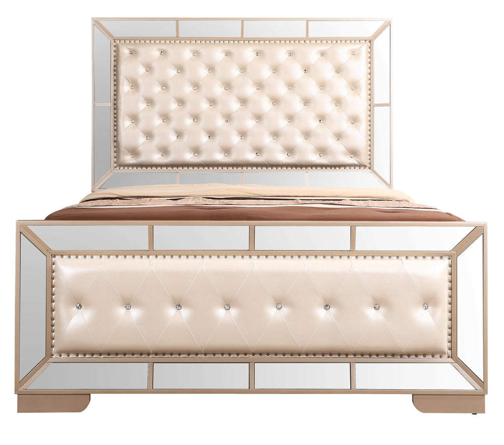 Contemporary Pearl Full Bed For Modern Spaces